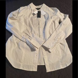 Banana Republic tailored fit dress shirt for women